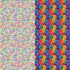 0070 - Rainbow Hearts & Floral